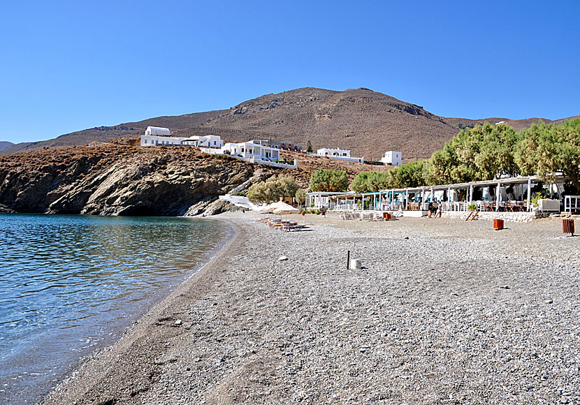 Livadia beach on Astypalea in Greece.
