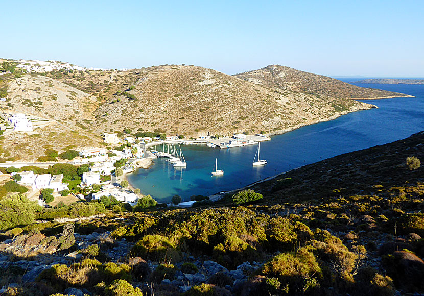 The villages of Megalo Chorio and Agios Georgios on the island of Agathonissi in the Dodecanese.