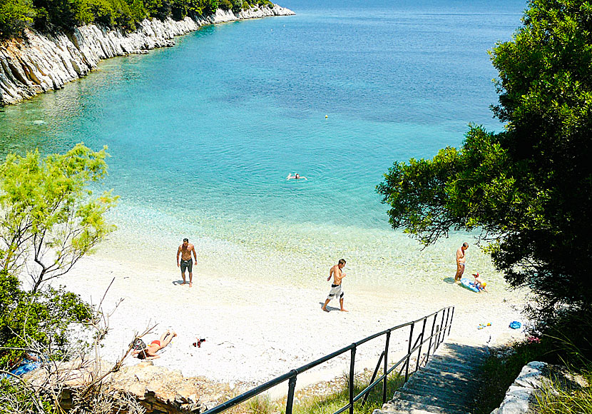 One of several nice beaches on Ithaca in Greece.