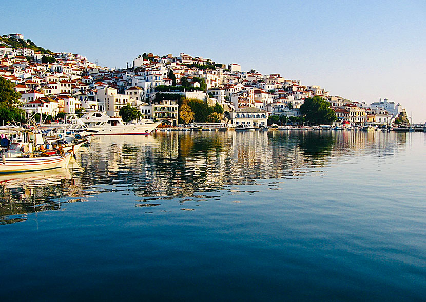 Skopelos town is one of the most beautiful villages in all of Greece.
